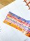 Summer Wildflowers Purple Coral Pink Yellow Periwinkle Washi Tape Set June 2025 - W134